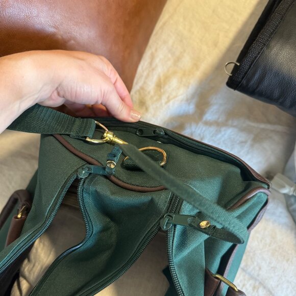 Abercrombie and Kent Weekender Bag Forest Green Canvas Vintage Classic - OS - Picture 6 of 8